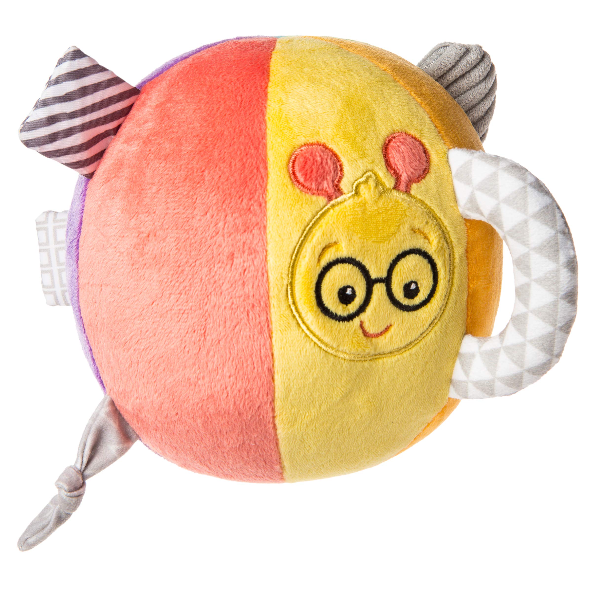 Mary Meyer Baby Einstein First Discoveries Chime Ball Soft Toy, 15-Centimetres, Cal Caterpillar