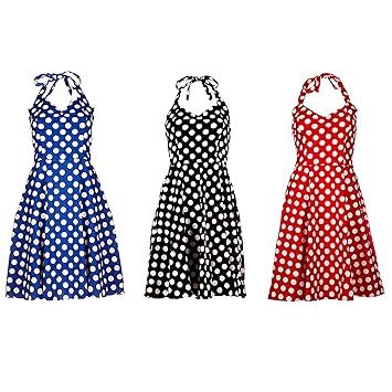 Emmas Wardrobe Rockabilly Dress 50 S Fancy Dress Costume Black