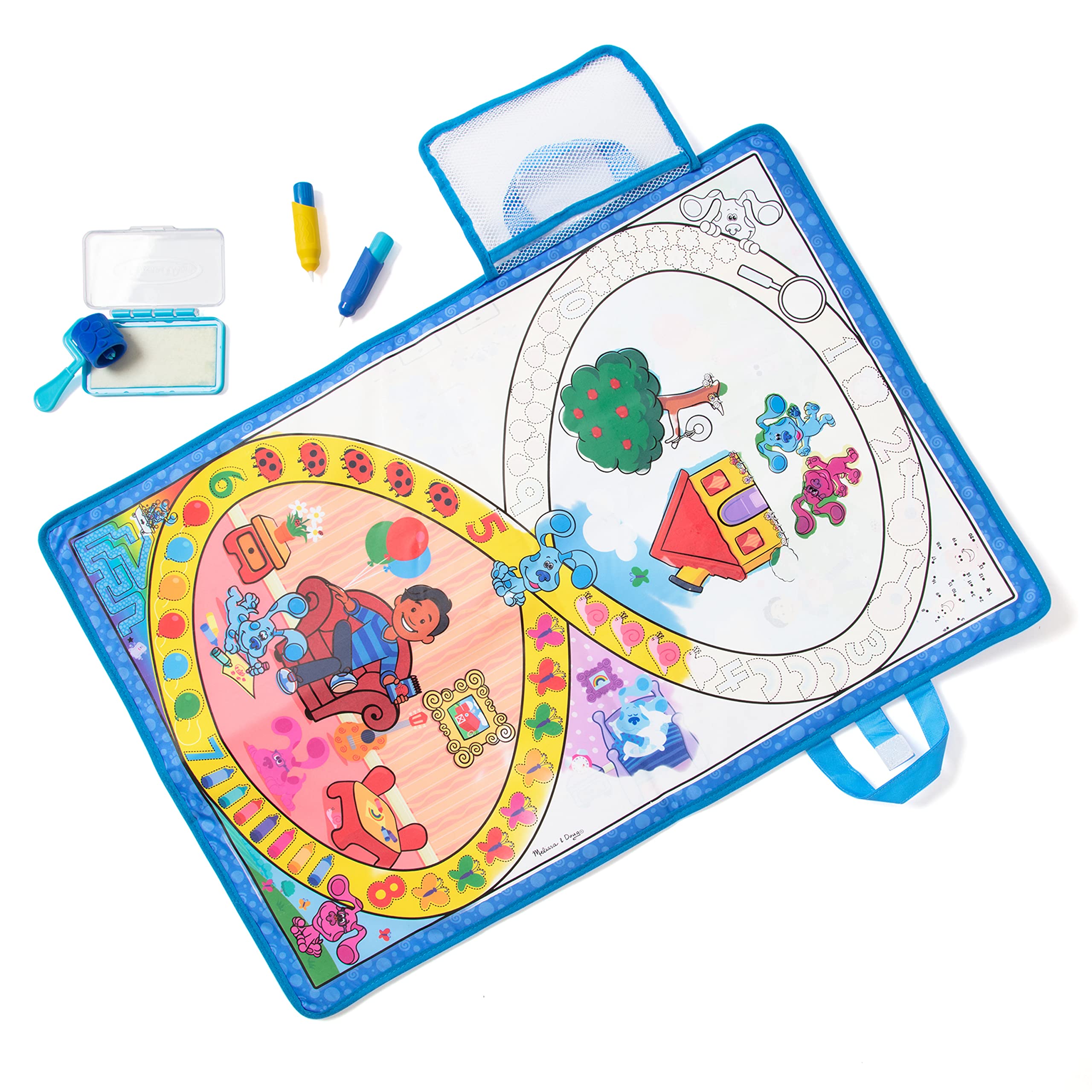 Melissa & Doug Blue's Clues & You! Water WOW! Activity Mat, Multicolor, 33021