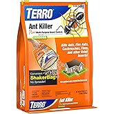 TERRO Ant Killer Plus Multi-Purpose Insect Control, 3 lb Shaker Bag | Kills Ants, Fire Ants, Fleas, Outdoor Roach Killer, Fire Ant Killer, Cockroach Killer, Ant Poison for Pest Control