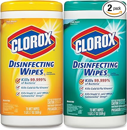 Amazon Com Clorox Disinfecting Wipes Value Pack Bleach Free