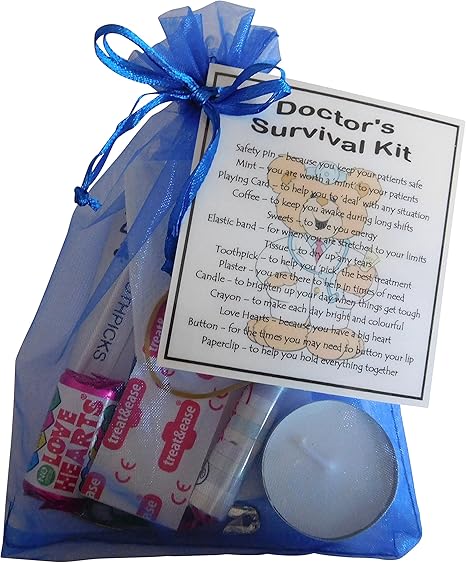 Kit Di Sopravvivenza Per Medico Regalo Per Un Dottore Regalo Di Ringraziamento Per Medico Amazon It Casa E Cucina