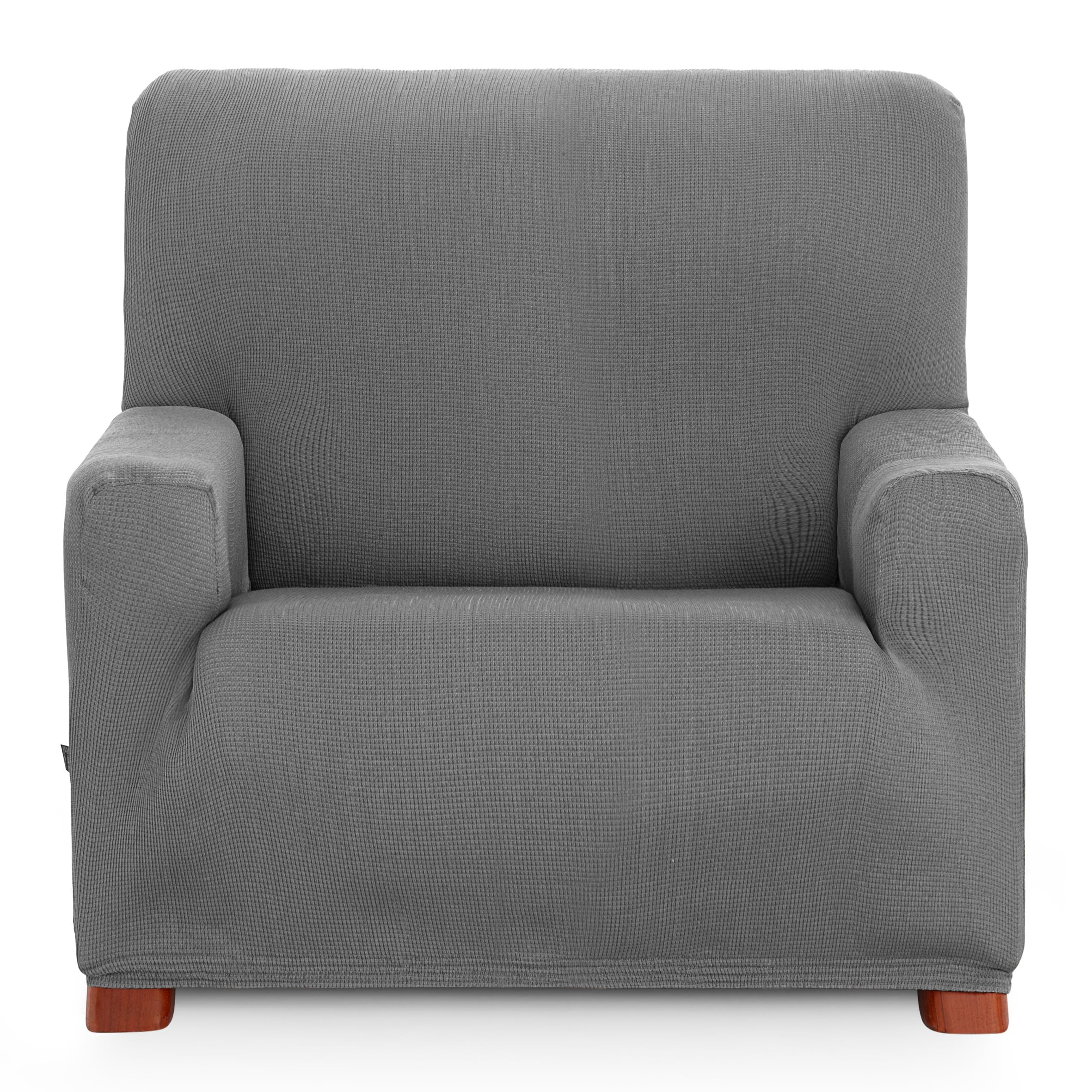 Eysa Ulises Elastic 1 Seat Sofa Cover, Grey