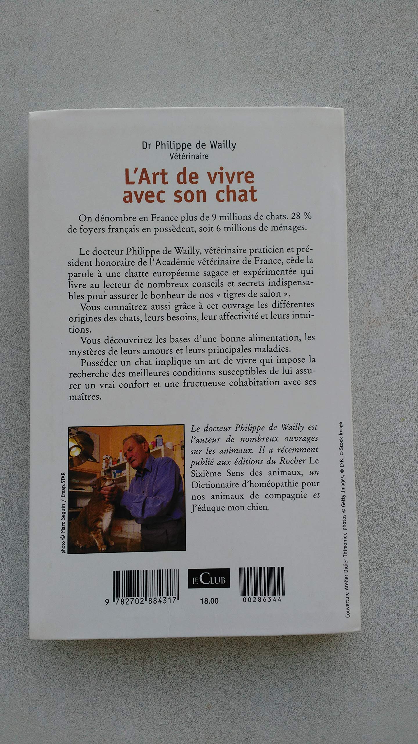 Amazonfr Lart De Vivre Avec Son Chat Philippe De - 