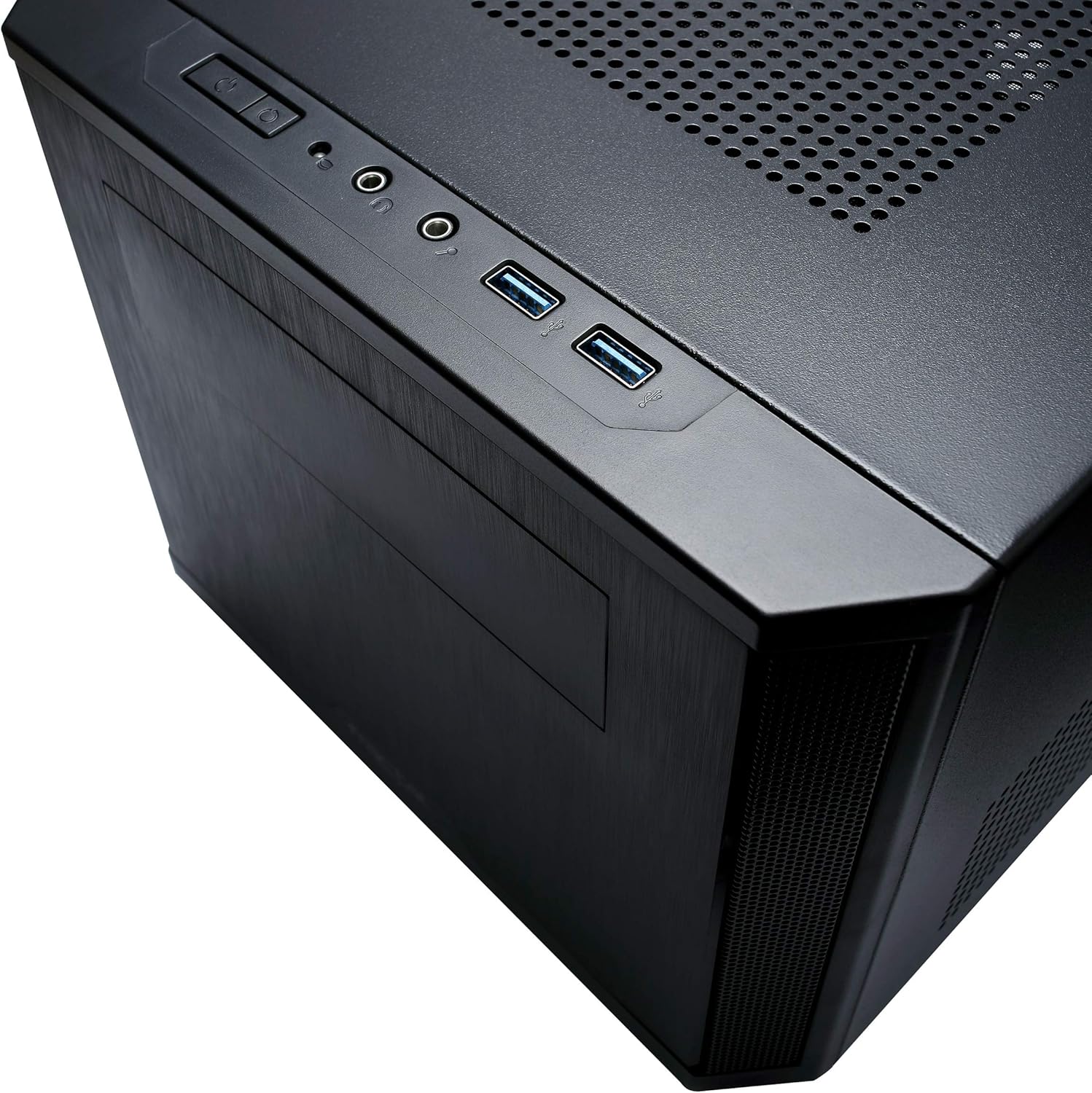 Amazon Com Fractal Design Core 500 Mini Tower Computer Case Mini Itx Optimized High Airflow And Cooling 1x 140mm Silent Fan Included Brushed Aluminium Water Cooling Ready Black Computers Accessories