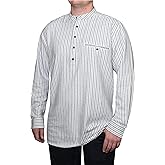 Lee Valley, Ireland Flannel Cotton Grandfather Shirt