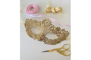 The Lace Mask Co. Luxury Women's Lace Masquerade Prom Halloween Carnival Mask Ball