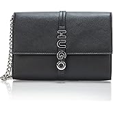 HUGO womens Vertical Logo Clutch With Chain