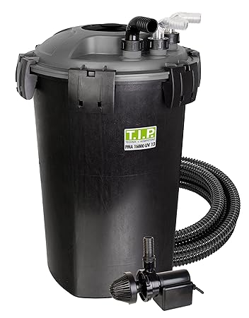 T.I.P. Teichdruckfilter PMA 16000 UV 13, UV-C 13 Watt, für Teiche bis zu 16.000 Liter