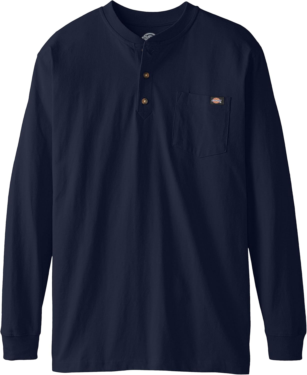 Dickies Men's Big-Tall Long-Sleeve Heavyweight Henley: Clothing