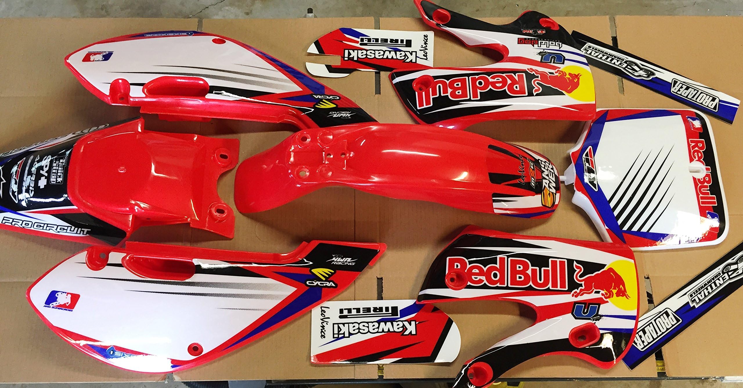Pit bike kLx 110 02-09 kx 65 00-13 Rm 65 02-05 Graphics and plastics