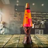 Lava Lava Lamp 14.5 Red Orange Volcanic Crags The Original Motion Lamp view 4