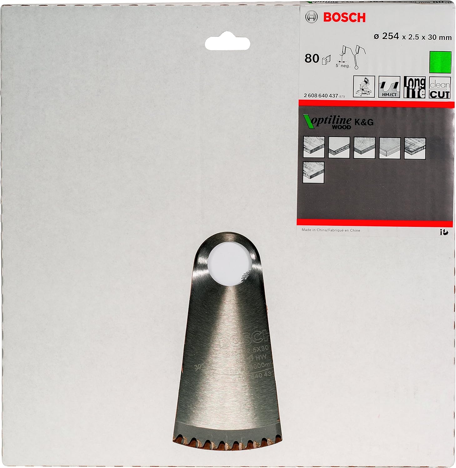 Bosch 1x PRO Wood Circular Saw Blade for Corded Mitre Saws (for Softwood Hardwood, diameter mm - Image 3