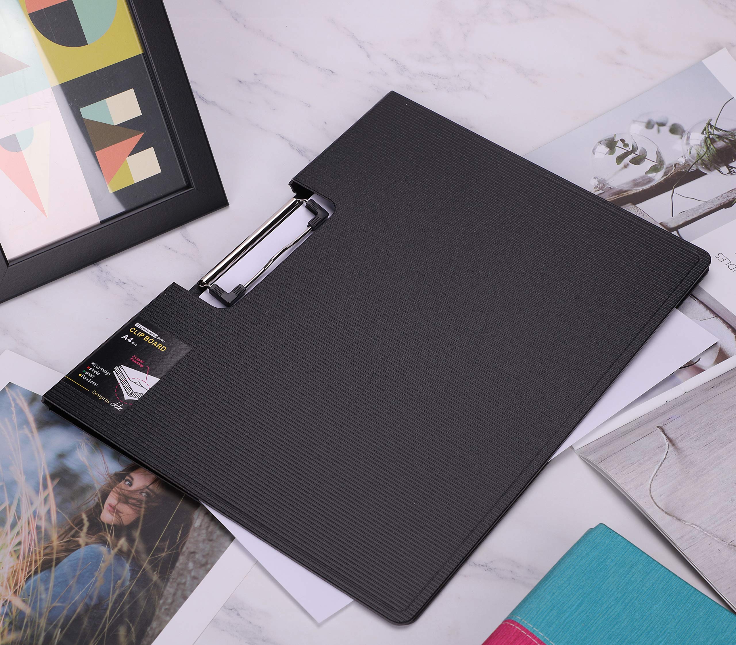 A4 Clipboard Folder PP File Holder Loose Leaf Folder Presentation Folder Document Organiser Conference Pad Folder Writing Signature Pad Folder Portfolio