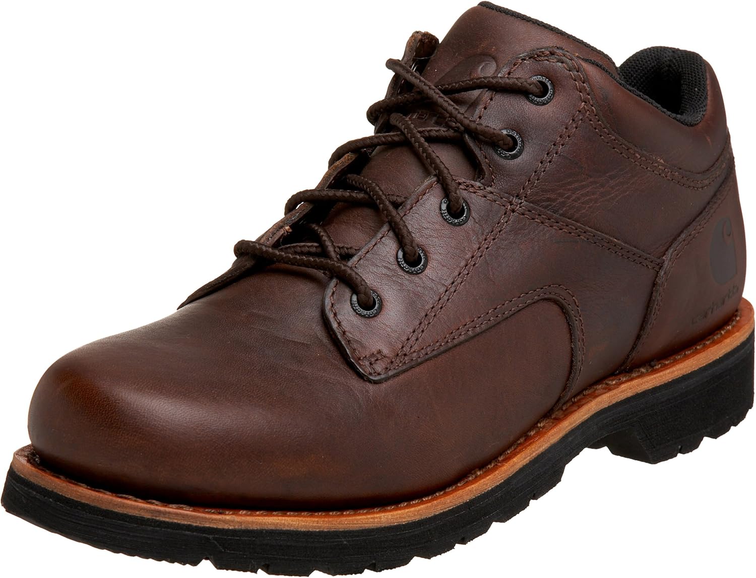 Carhartt Men's 3601 Leather Work Oxford, Brown, 8 EE Oxfords