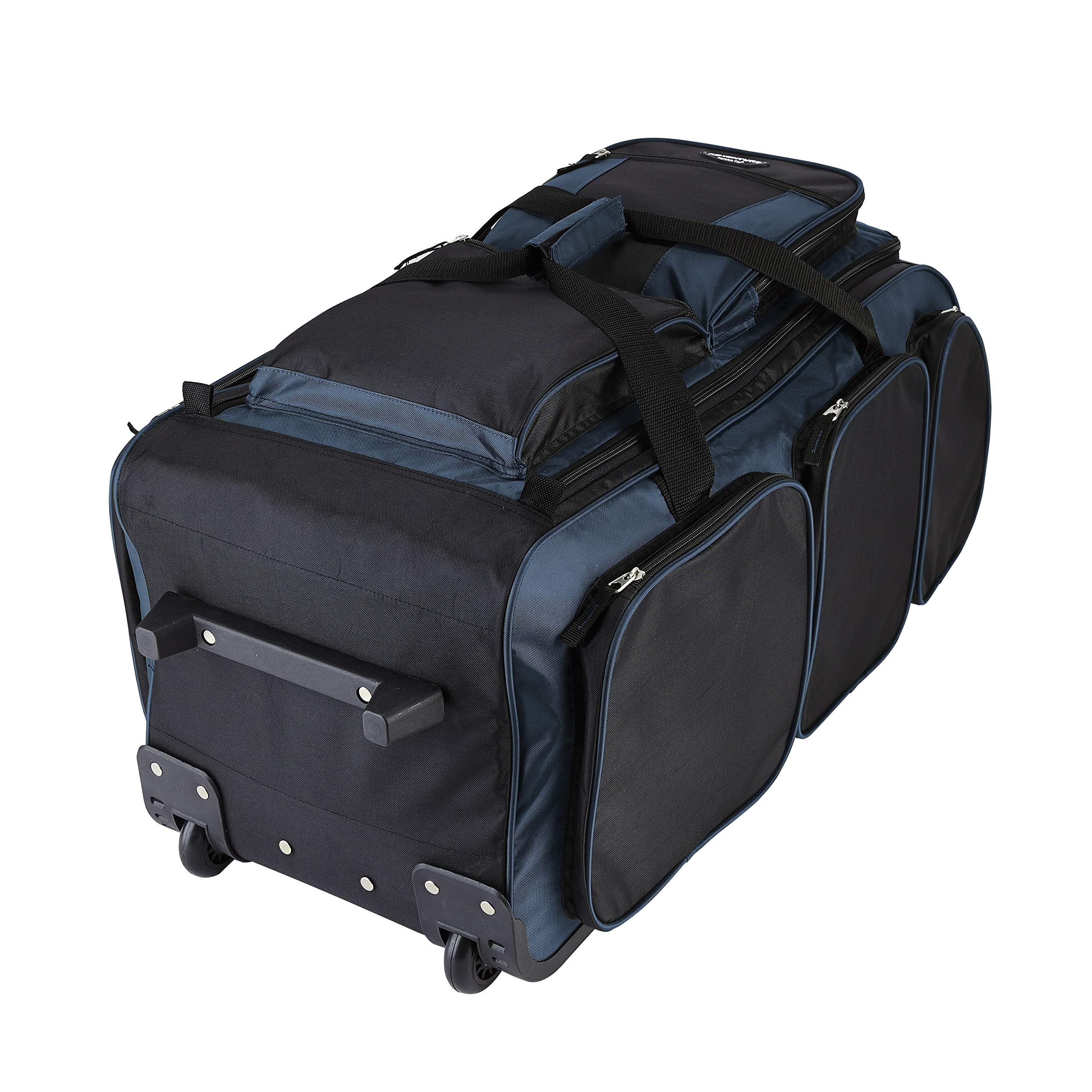 Travelers Club Xpedition 30 Inch Multi-Pocket Upright Rolling Duffel Bag