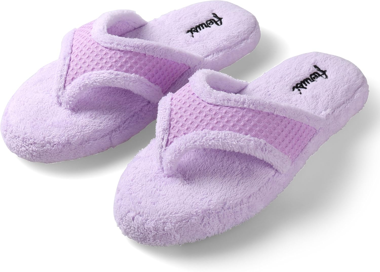 fuzzy flip flop house shoes
