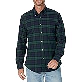 Brooks Brothers Men's Long Sleeve Flannel Shirt Blackwatch Large