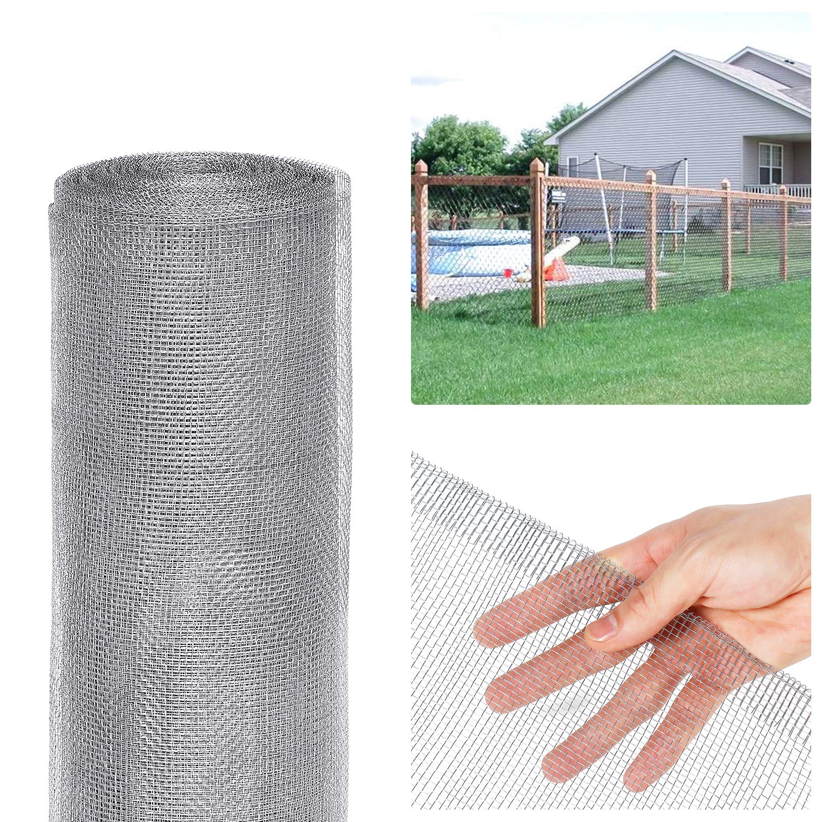 Buy Tooca Hardware Cloth 1/8inch Chicken Wire Mesh, 36in x 50ft, 27 Gauge HotDipped Galvanized