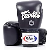 Fairtex BGV1BR Breathable Boxing Gloves, Lightweight Shock Absorbent Gear | Handcrafted genuine hide with multi-layer foam. Single strap closure keeps hands cool while hitting heavy bags or speed bags