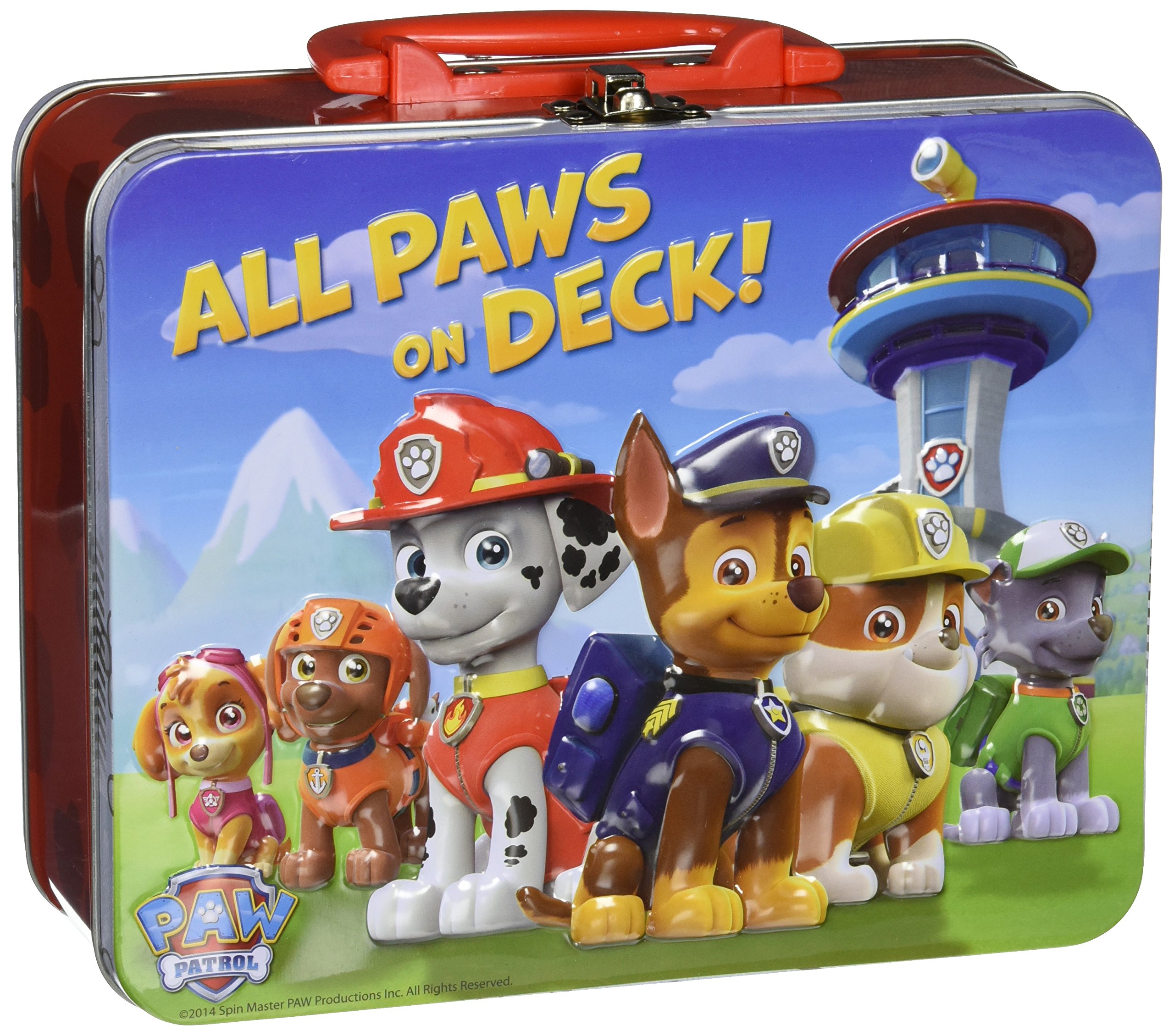 All Paws On Deck Paw Patrol Puzzle In Tin 24 Pieces 8 X 6 X 3