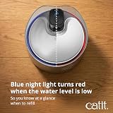 Catit PIXI Cordless XL Stainless Steel Water Fountain with UVC Filter view 5