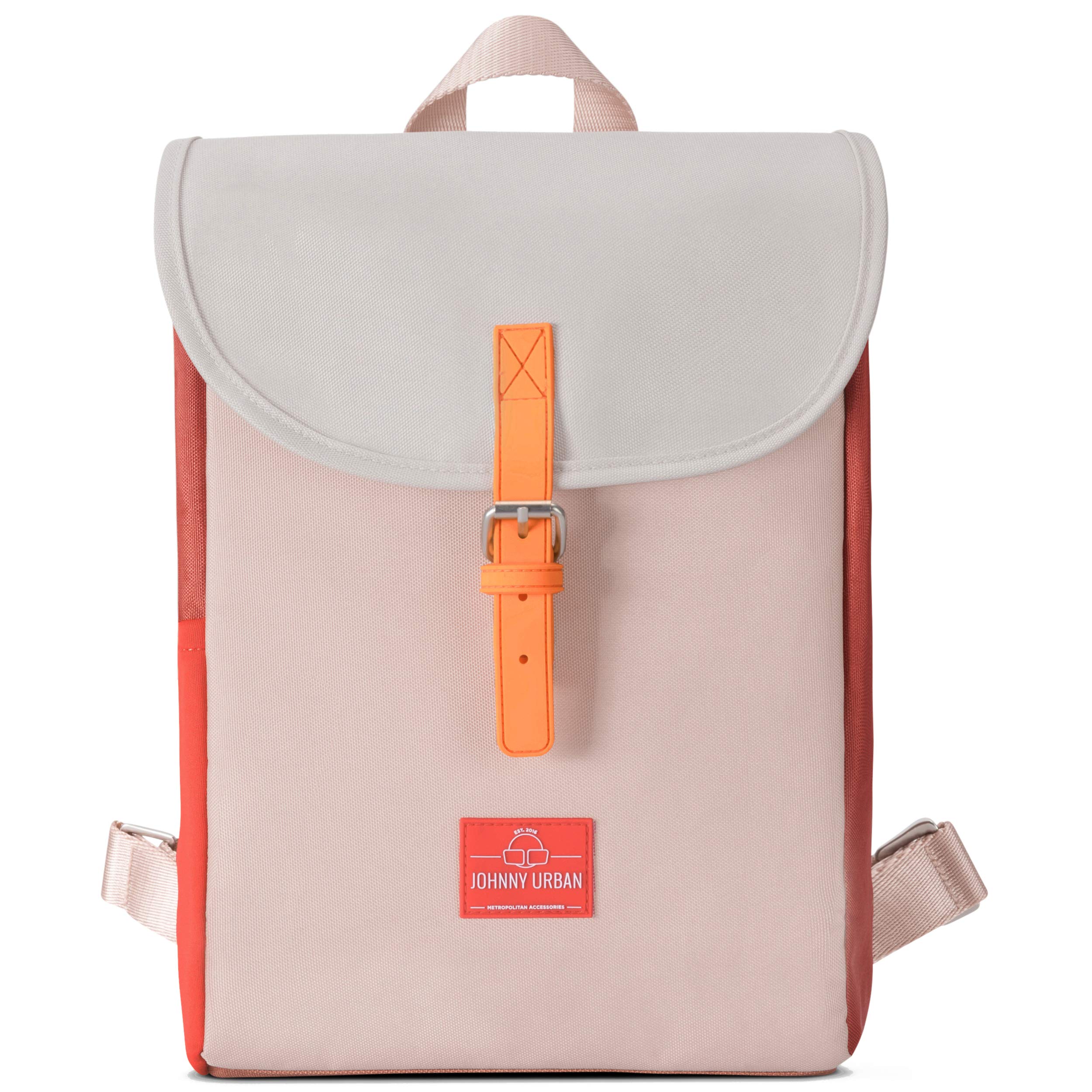Johnny Urban Backpack Women Small ROMY Rot Rosa, Made of Recycled PET, Mini Daypack for University Office Leisure - Water-Repellent & Laptop Compartment
