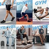 Get Fit Men’s Lace-Up Running Trainers Lightweight Breathable Mesh Black 10 view 2