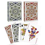 Metsyth Playing Cards 2 Pack Deck of Cards,Standard