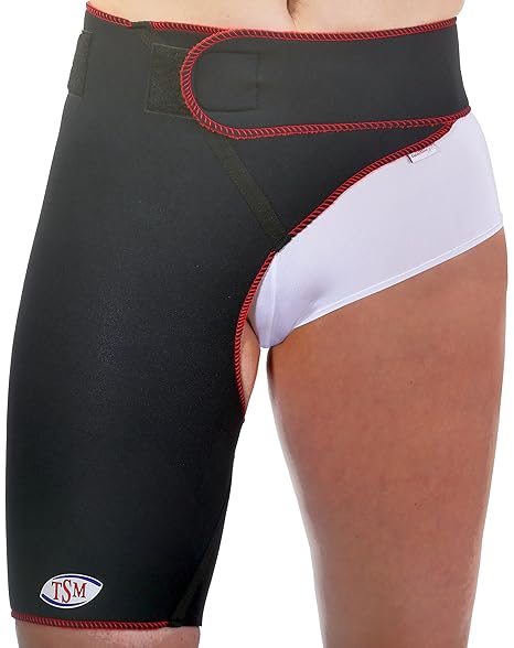 TSM Sportbandage Hüft-Oberschenkelbandage Pro einseitig rechts, L, 3654