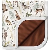 Pobibaby Soft Neutral Baby Blanket - Comfortable Premium Cotton Toddler Quilt, Ideal for Boys and Girls - Perfect Baby Boy, Baby Girl Toddler Blanket - Warm, Soft Baby Blankets (Wildlife Animal)