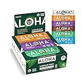 ALOHA Organic Plant Based Protein Bars - 6 Flavor