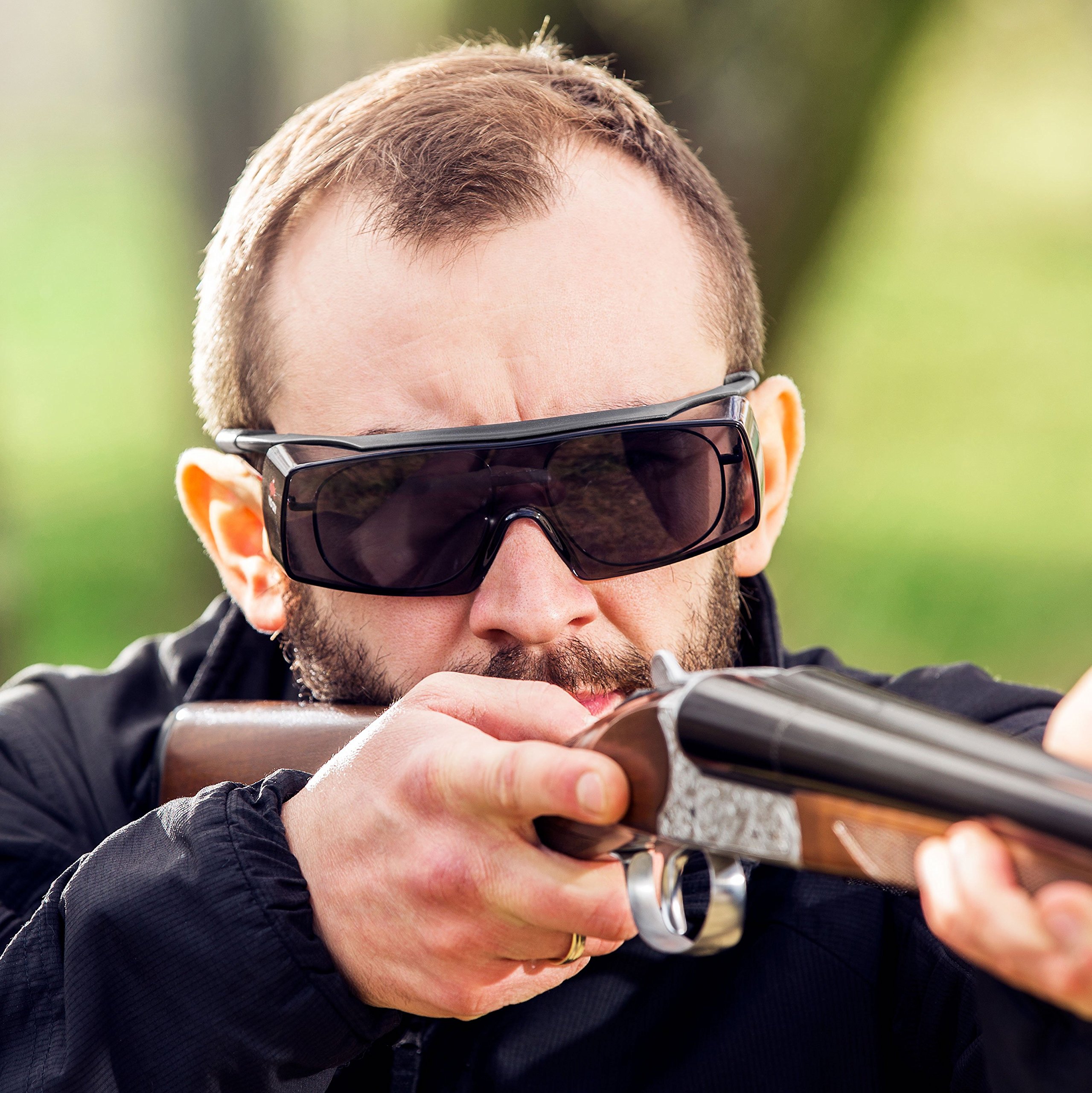 NoCry Tinted Over-Spec Safety Glasses - with Anti-Scratch Wraparound