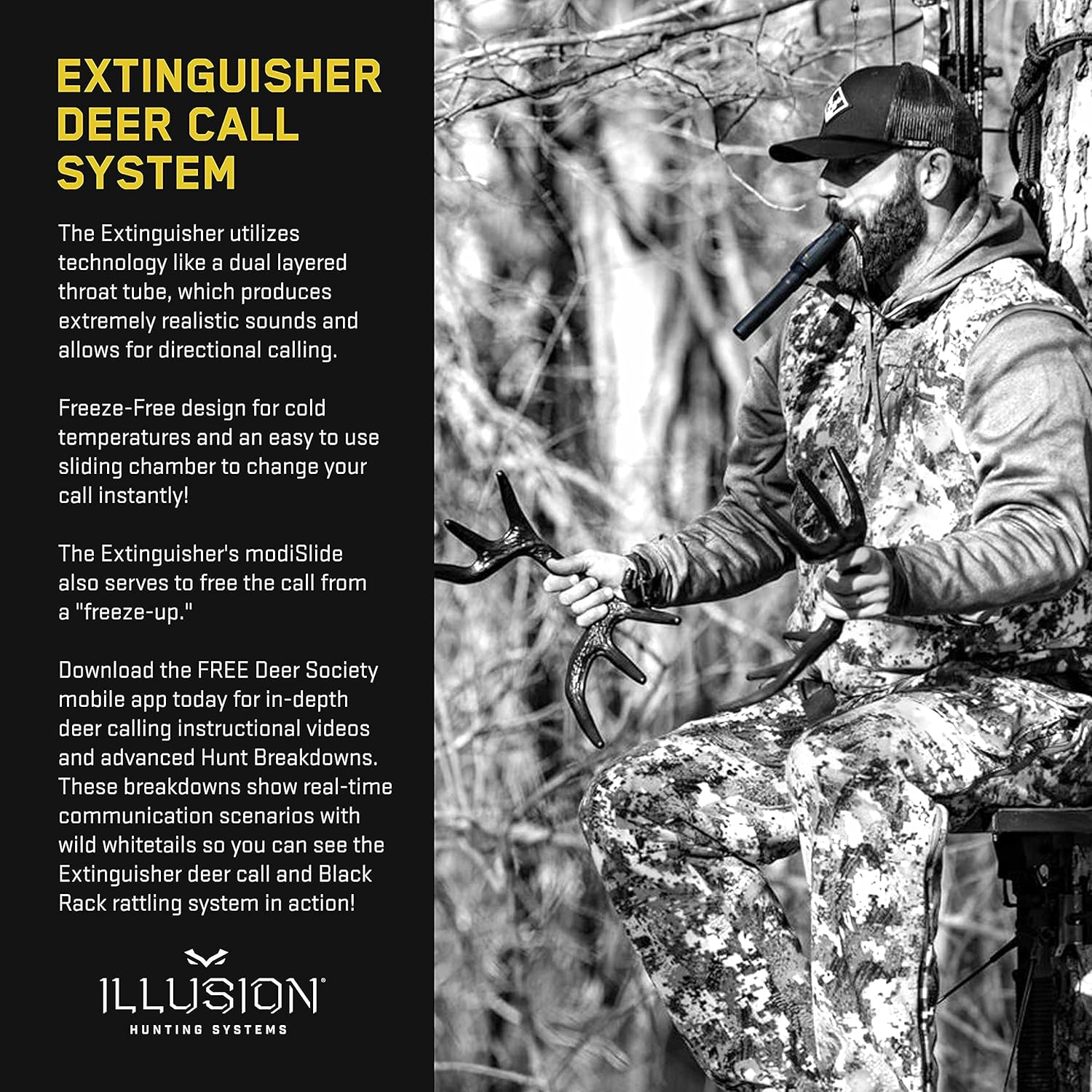 Illusion Systems Extinguisher Deer Call - Black : Big Game Calls And Lures : Sports & Outdoors