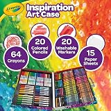 Crayola Inspiration Art Case 140 Pieces Crayons Markers Pencils Paper 5+ view 5