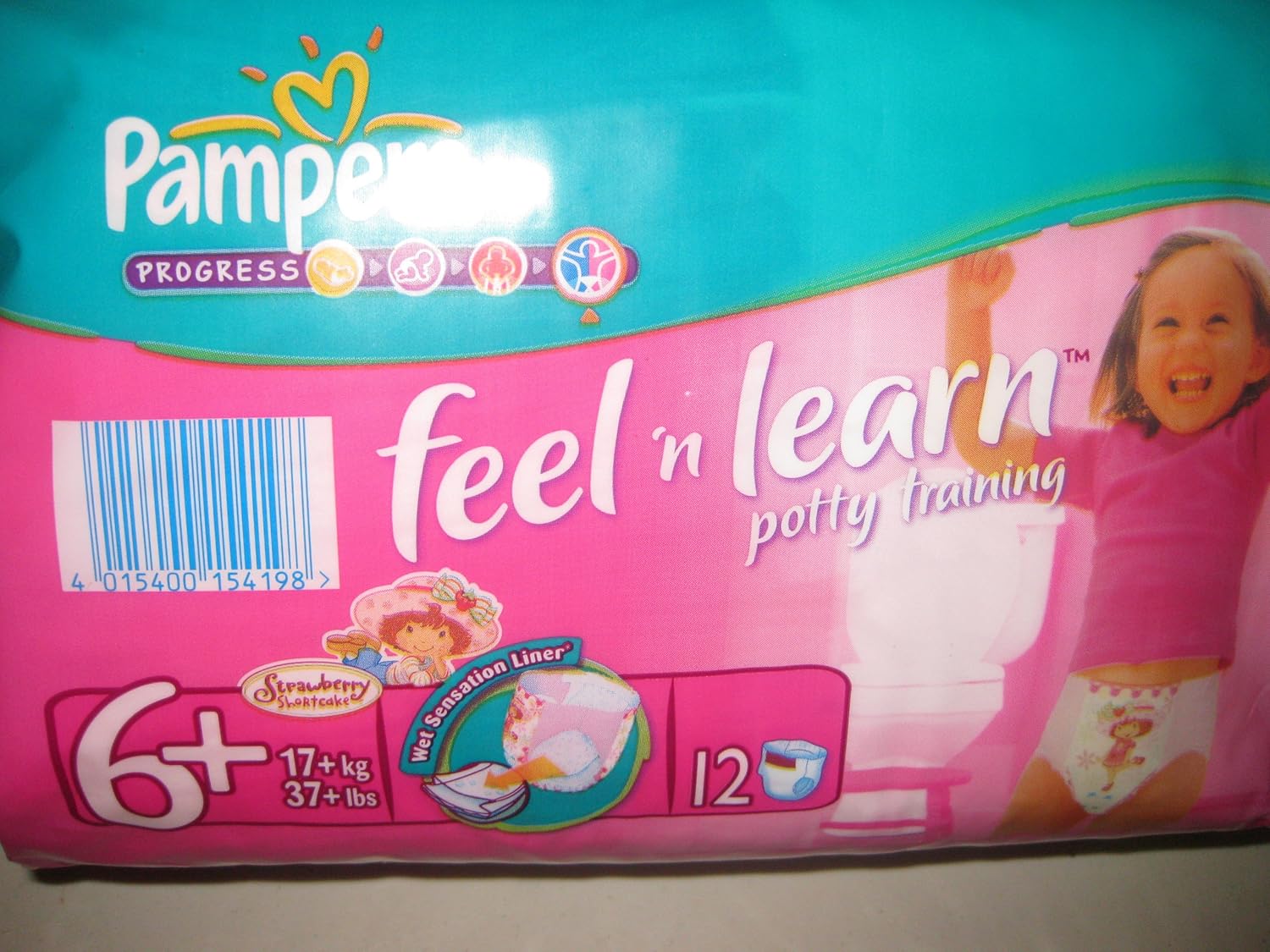 Pampers Feel & Learn Baby Nappies Girl Size 6+ 12 Amazon.co.uk Health & Personal Care