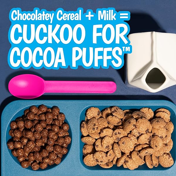 COCOA PUFFS, CHOCOLATEY BREAKFAST CEREAL, MADE WITH WHOLE GRAIN, FAMILY SIZE, 18.1 OZ