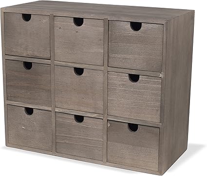 Amazon Com Brightmaison Rustic Wood Walnut Finish Desk Drawer
