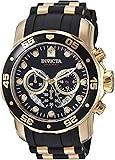 Invicta Men's 6981 Pro Diver Analog Swiss Chronograph Black Polyurethane Watch