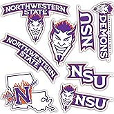 Desert Cactus Northwestern State University Sticker NSU Demons Vinyl Decals Laptop Water Bottle Car Scrapbook Sheet T2 (Type 2)