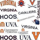 Desert Cactus University of Virginia Sticker Cavaliers UVA Vinyl Decal Laptop Water Bottle Car Scrapbook Sheet (Type A)