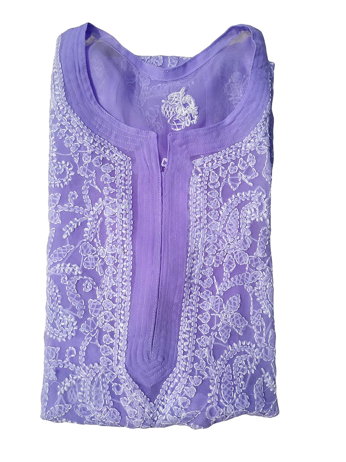 Lavender chikankari kurta Clearance