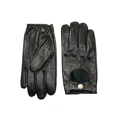【momo】ssstein SHEEPLEATHER YISEVEN Mens Sheepskin Leather Motorcycle Driving Panama | Ubuy