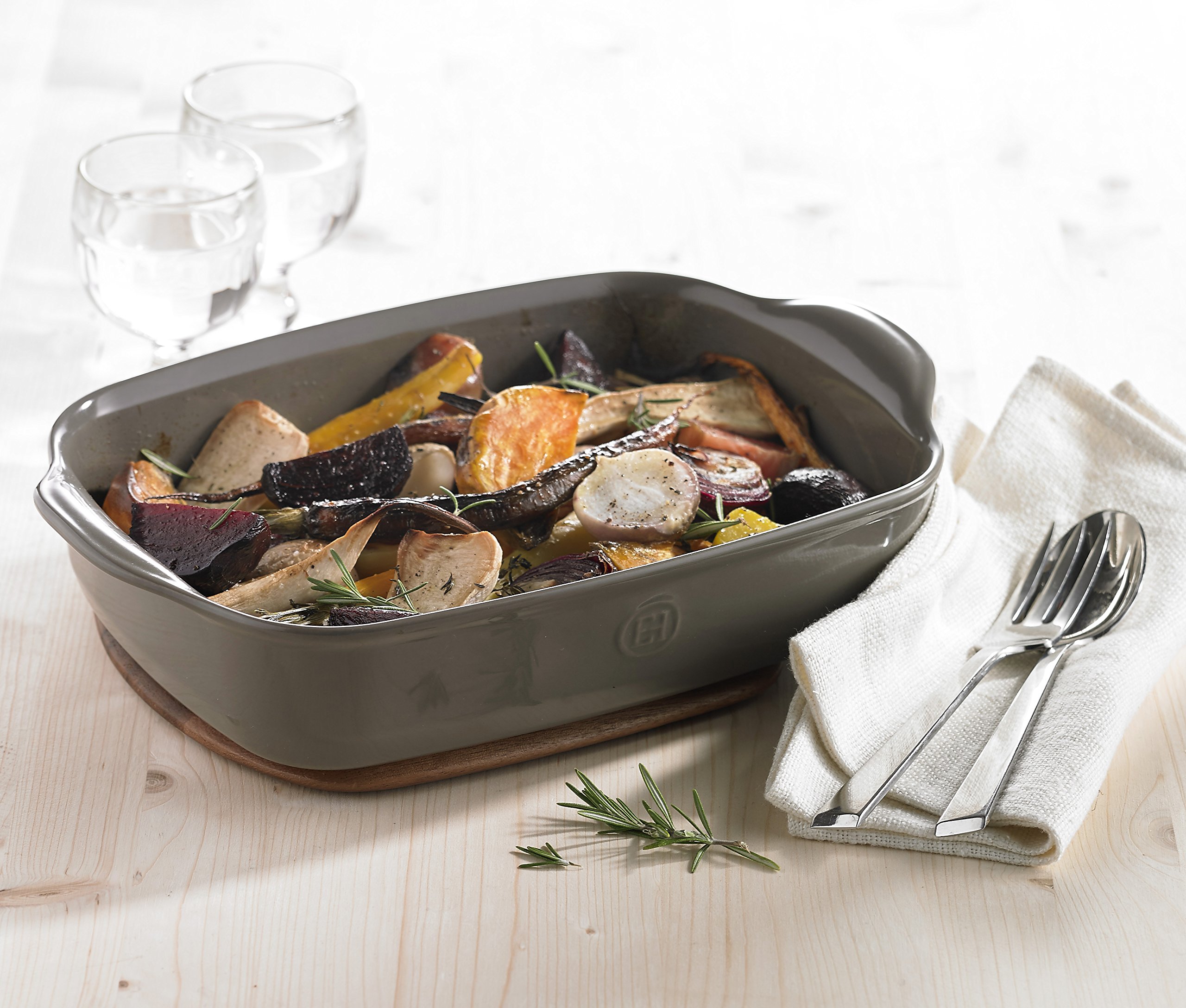 Emile Henry France Ovenware Ultime Rectangular Baking Dish, 11.4 x 7.5, Blue Flame 7 Emile Henry France Ovenware Ultime Rectangular Baking Dish, 11.4 x 7.5, Blue Flame - Image 8