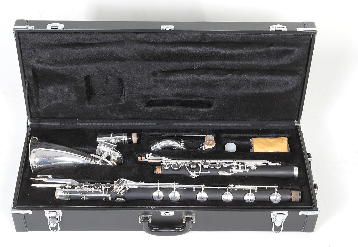 Tuyama TKB-178 Bass Clarinet - Low C - Mouthpiece and Case included, Silver, Bassklarinette (bis Tief C) - Image 4