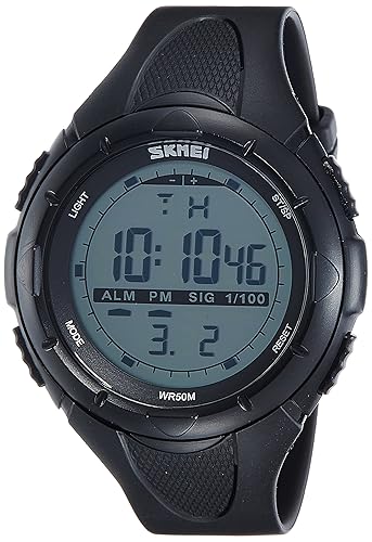 Analog-Digital Green Dial Mens Watch - DG1025 (Gent Size BLK)