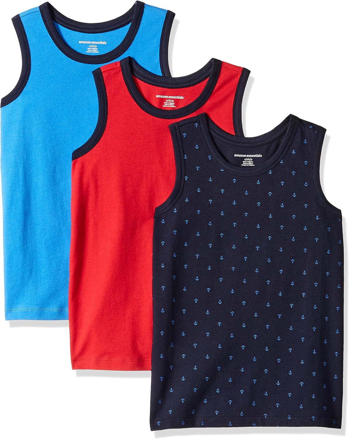 Amazon Essentials Boy's 3-Pack Tank Top