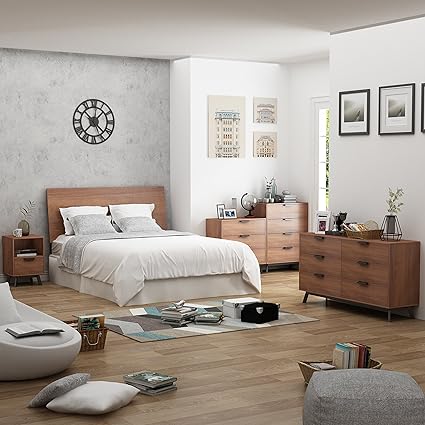 Amazon Com Sophisticated Looking Headboard In Rich Vintage Umber