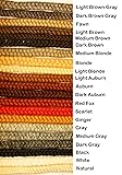 Crepe Wool Hair- Dark Brown Gray Color for Doll
