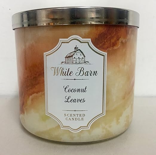 Amazon Com Bath Body Works Coconut Leaves White Barn 3 Wick